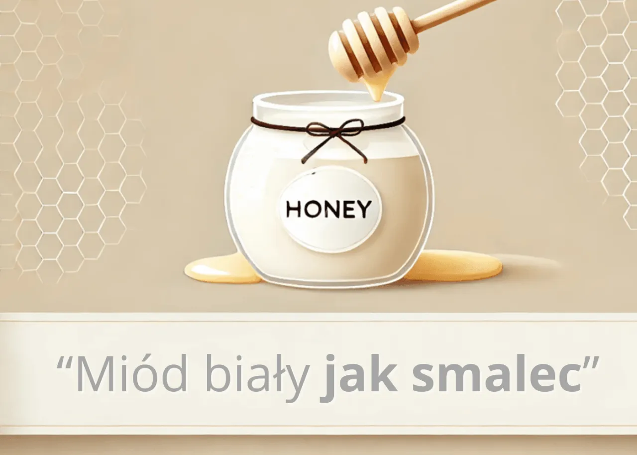 Zdjęcie Miód biały jak smalec - smak, właściwości i zastosowanie w kuchni