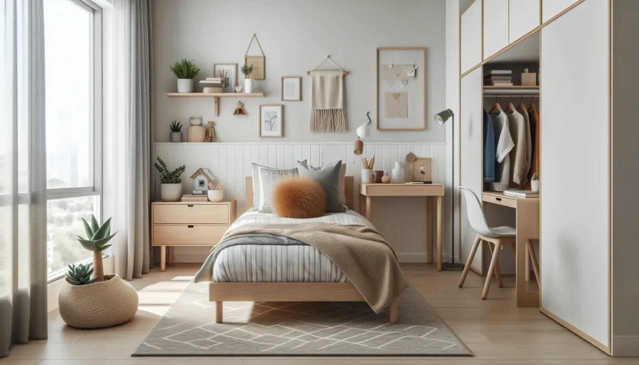 Zdjęcie Dormitorio Nórdico: Diseña tu oasis de calma y estilo