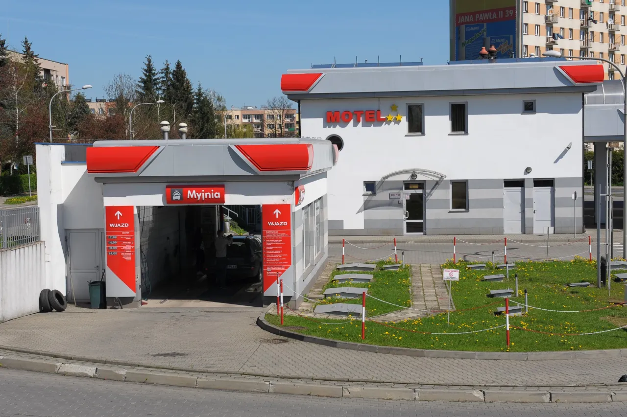 myjnia automatyczna Orlen wjazd