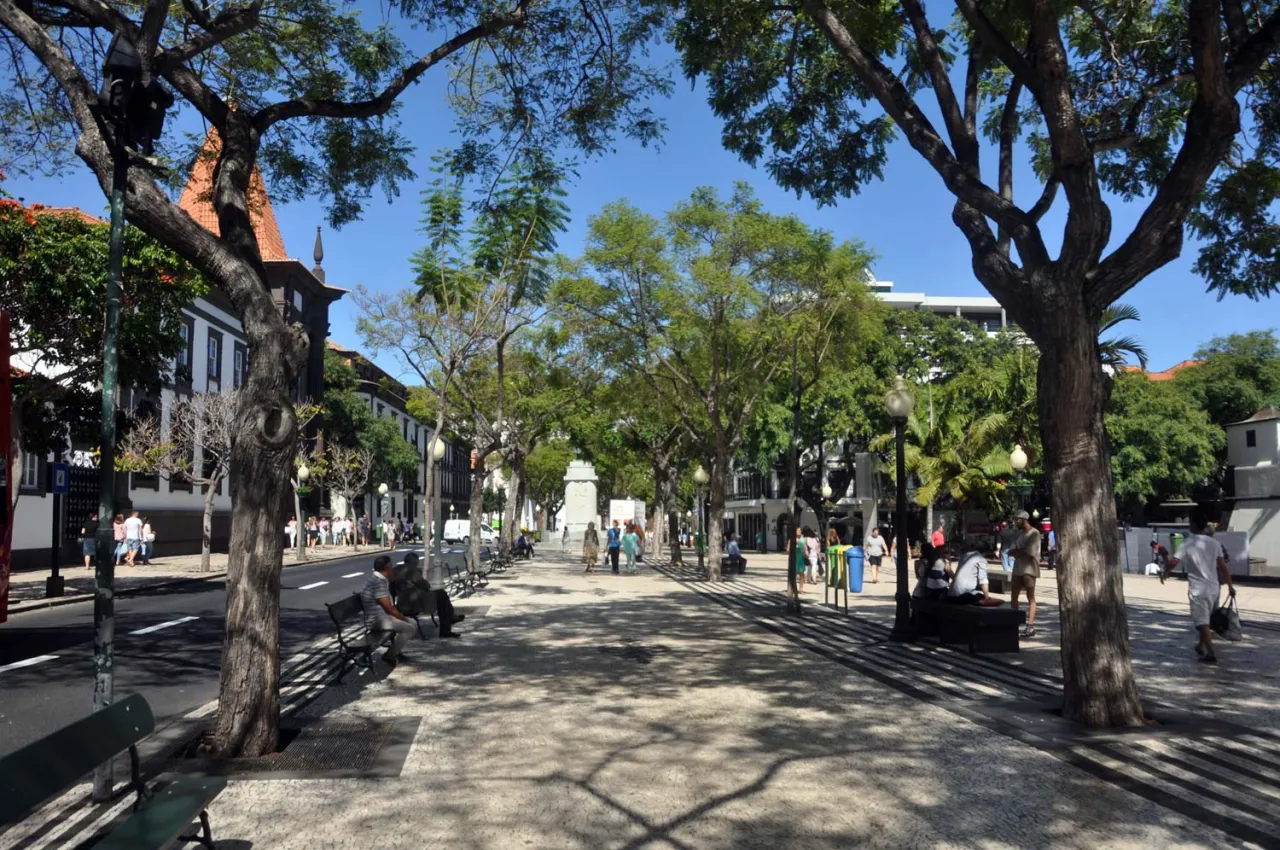 Mapa Madery z podziałem na regiony turystyczne