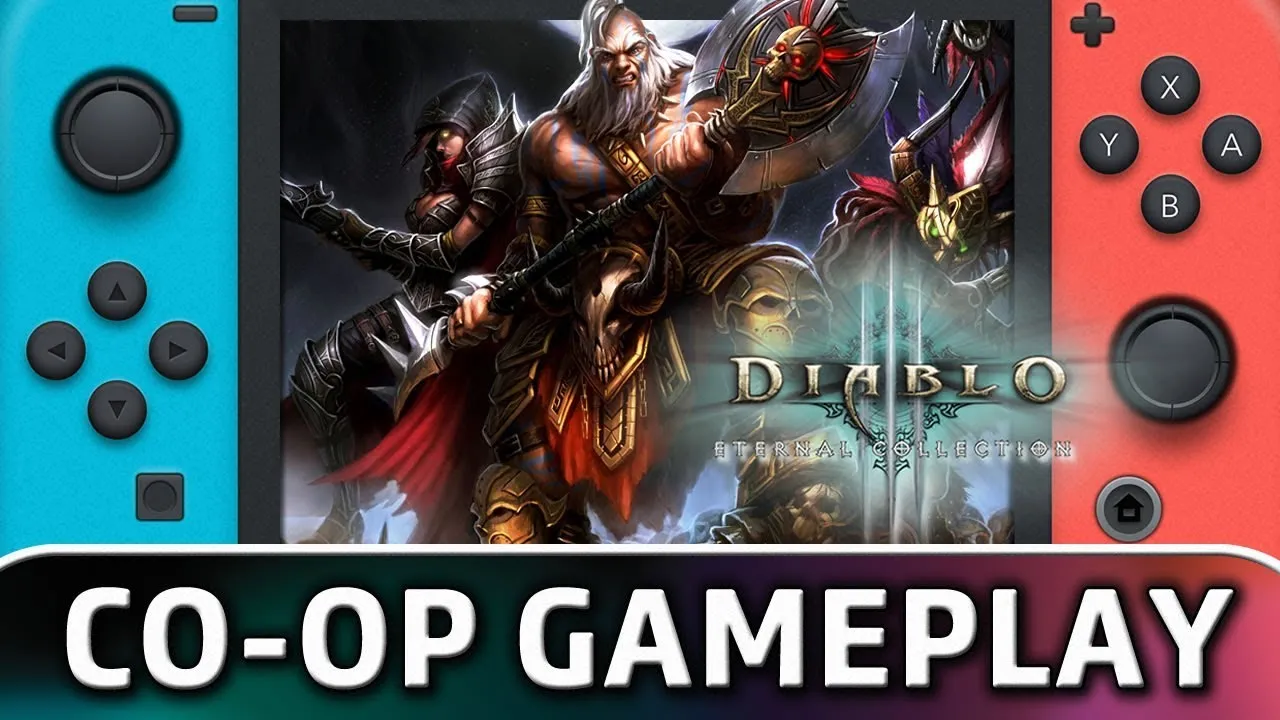 Diablo 3 co-op gameplay na Nintendo Switch