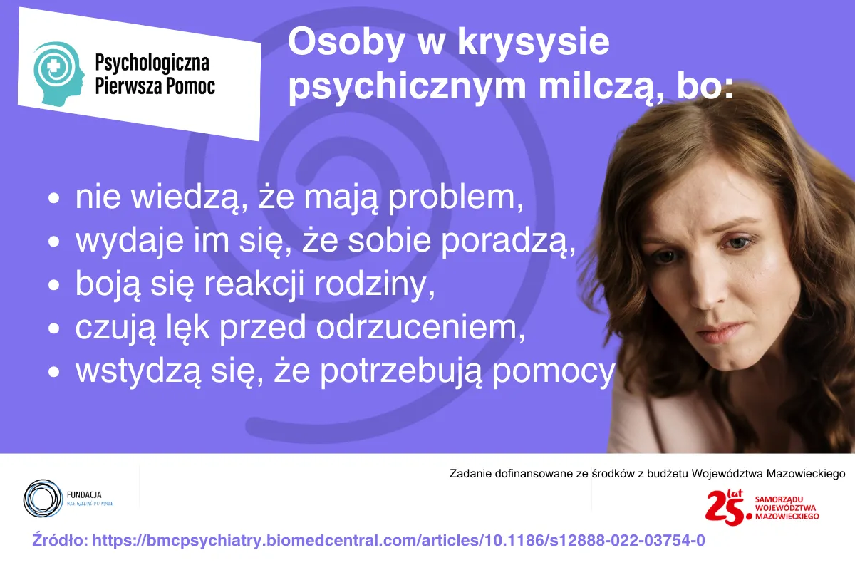 osoba w kryzysie psychicznym, smutek, lęk
