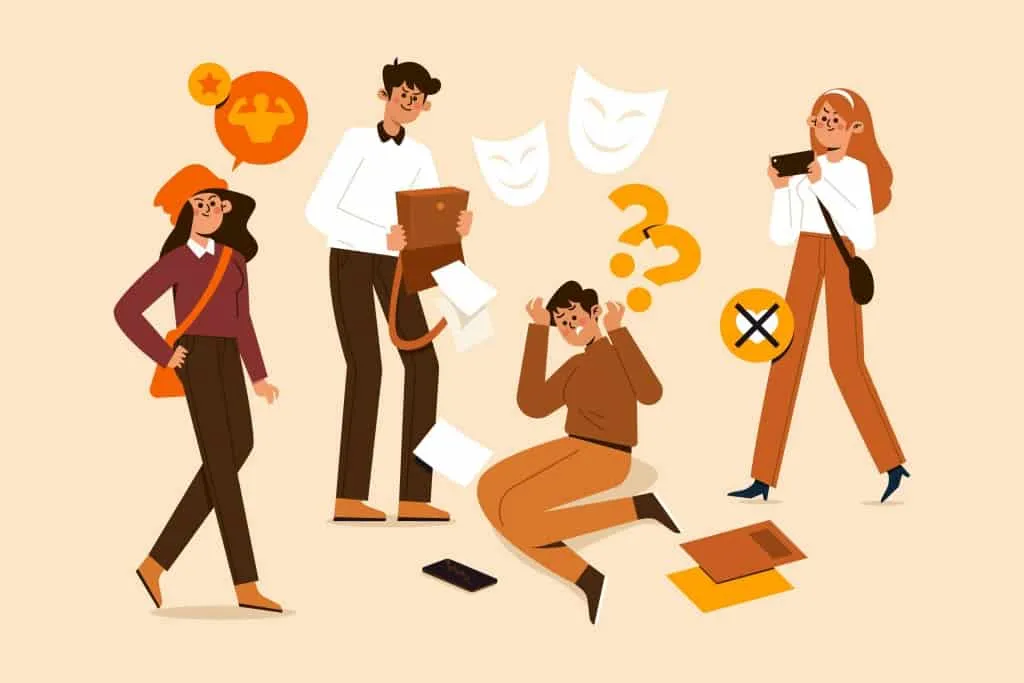 r&oacute;żnorodność temat&oacute;w do dyskusji, ludzie debatujący