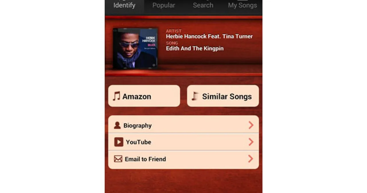 aplikacje do rozpoznawania muzyki shazam soundhound musixmatch