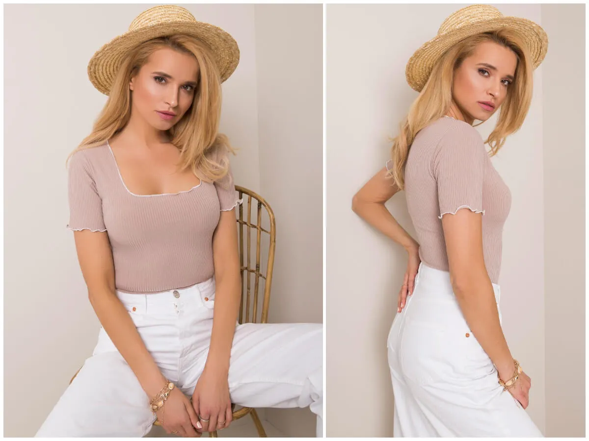 r&oacute;żne typy dekolt&oacute;w w bluzkach