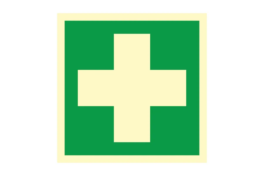 apteczka w zakładzie pracy oznakowanie