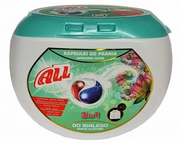 kapsułki do prania dawkowanie