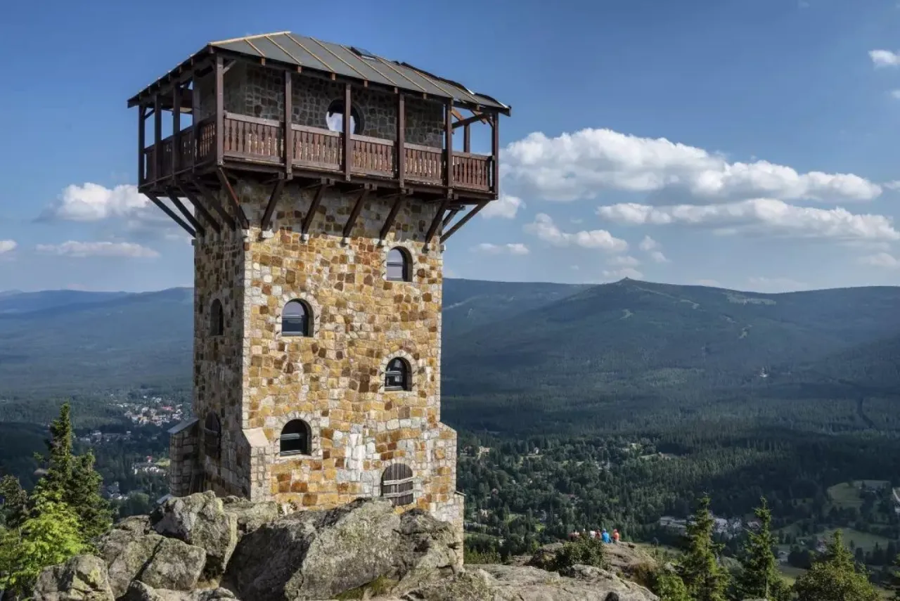 Wysoki Kamień widok Szklarska Poręba