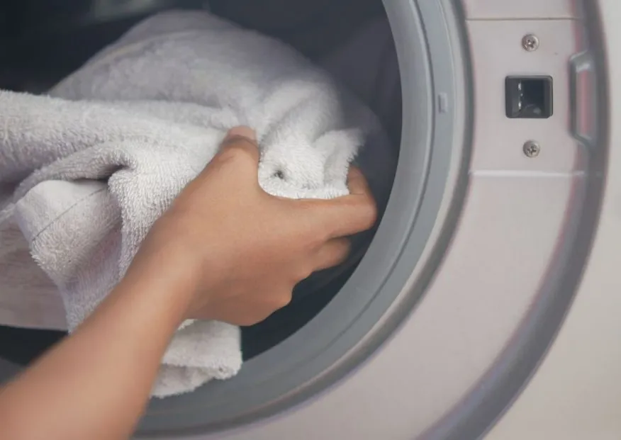 ocet i soda oczyszczona do prania ręczników