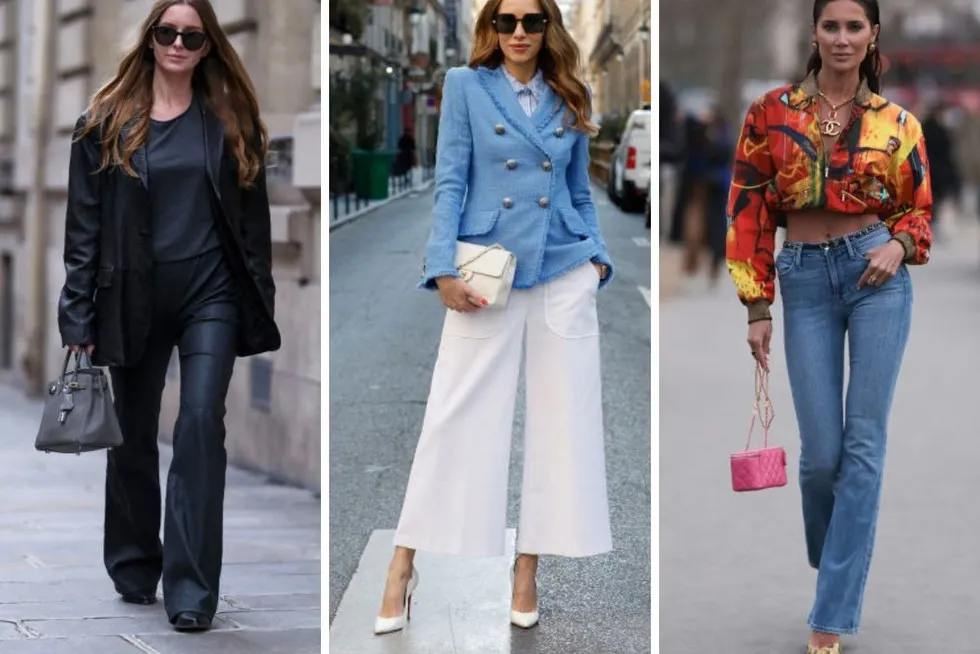 Bluzki do szerokich spodni dla figury gruszki