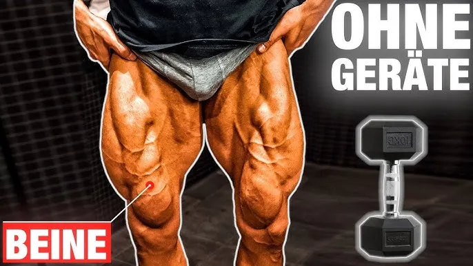 Beinübungen mit Kurzhanteln