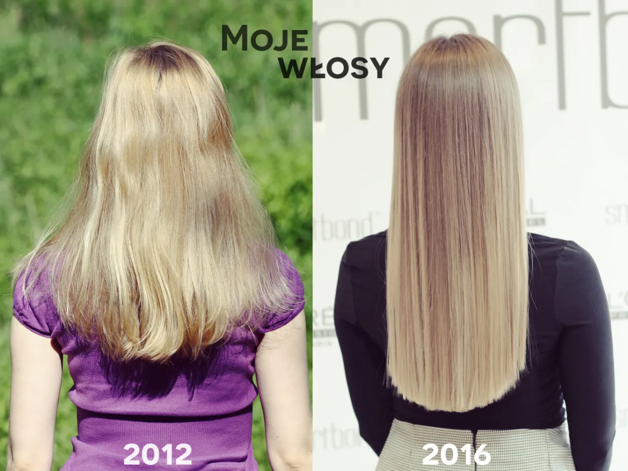 zniszczone włosy od farbowania