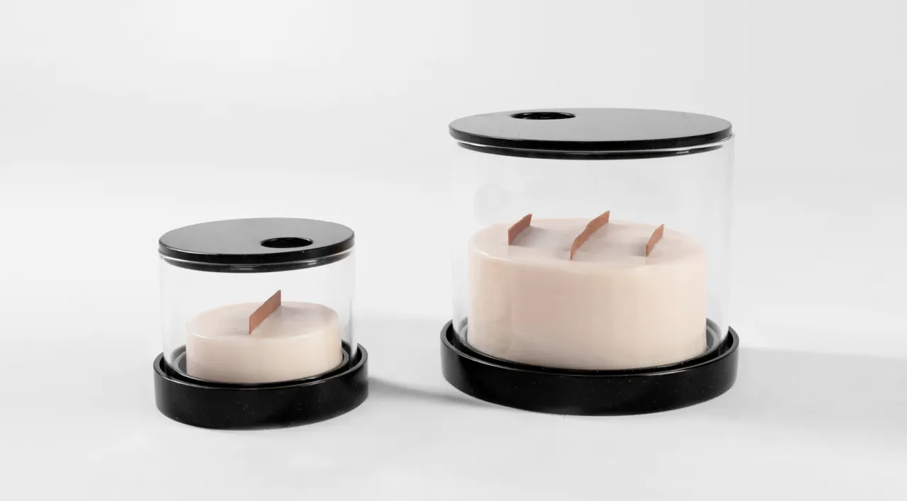 nowoczesne i minimalistyczne znicze