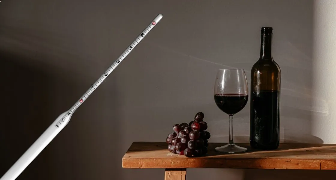 r&oacute;żne rodzaje winomierzy i alkoholomierzy