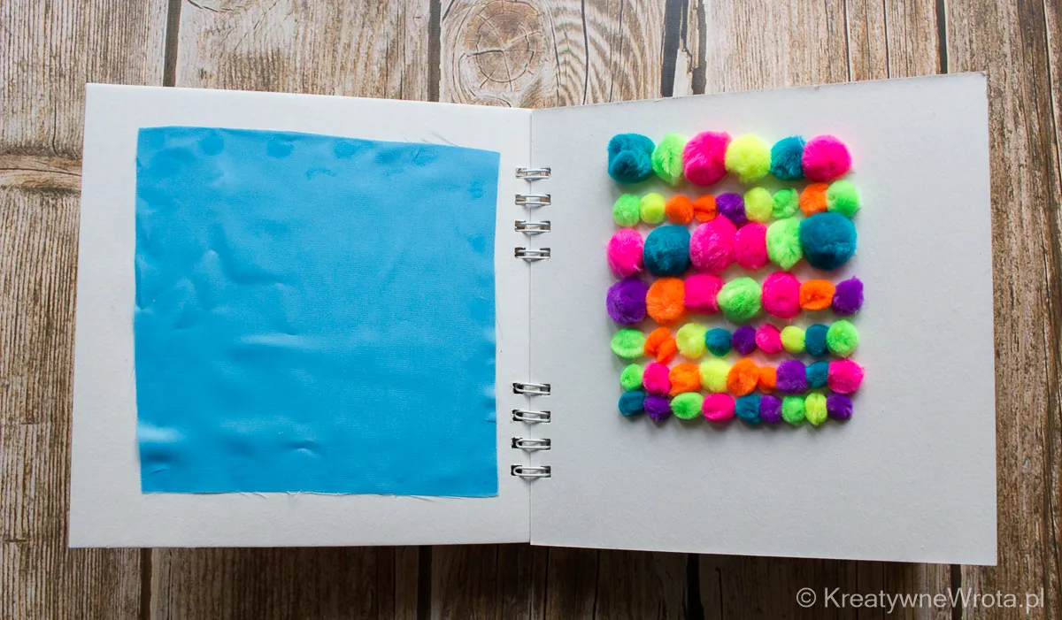 książeczka sensoryczna DIY inspiracje