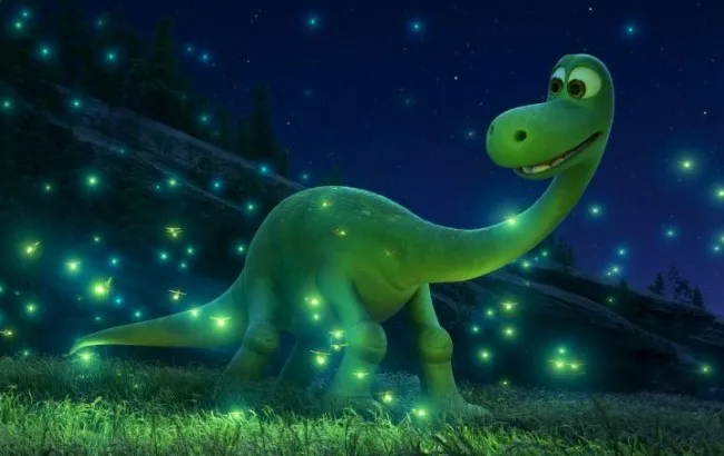 Kadr z filmu Dobry Dinozaur Arlo i Spot