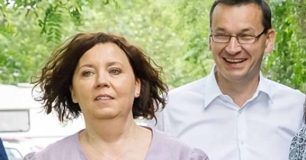 Iwona Morawiecka z mężem spotkanie międzynarodowe