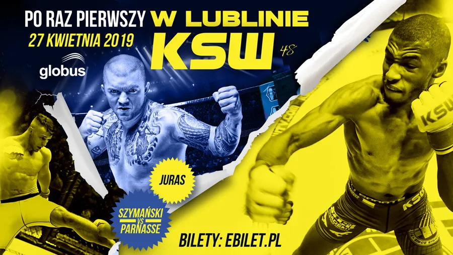 Plakat gali KSW lub FAME MMA