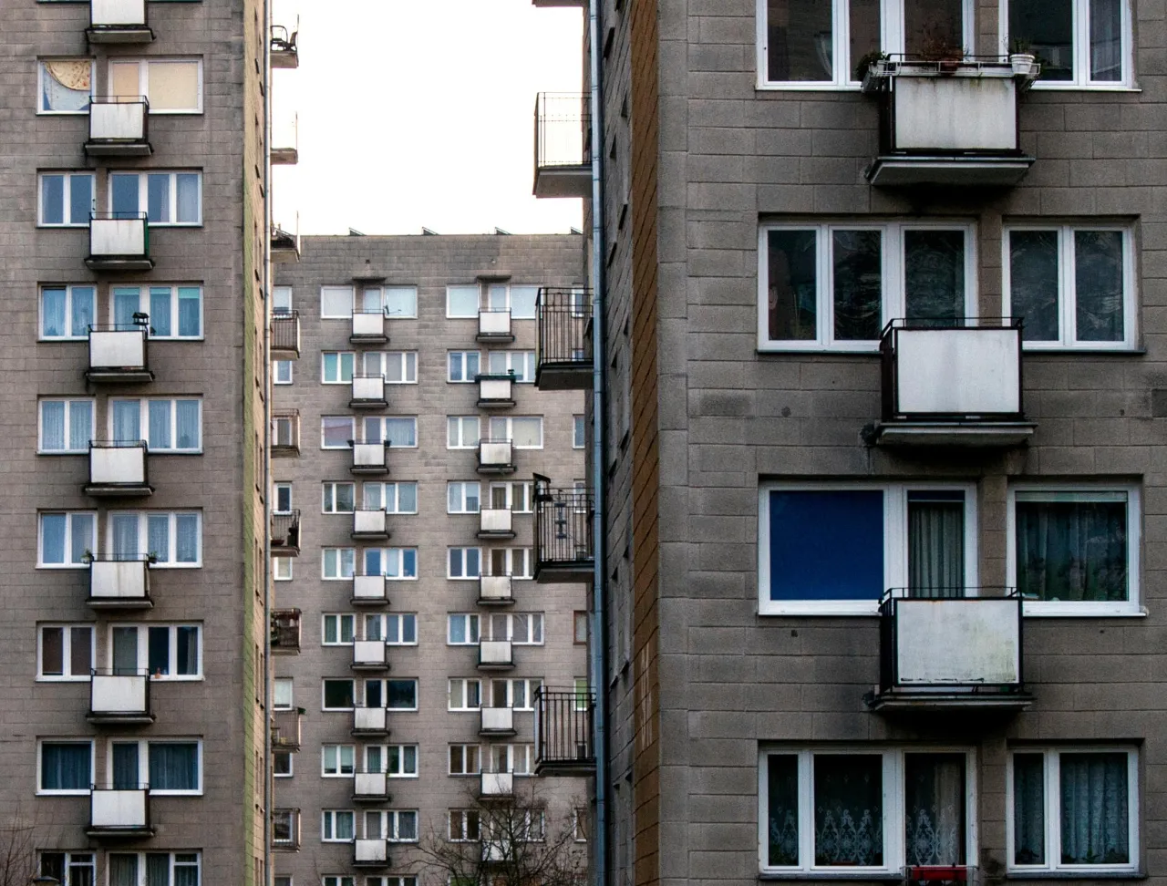 osiedle z wielkiej płyty PRL