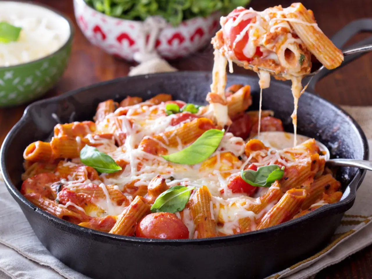 Składniki na zapiekankę obiadową