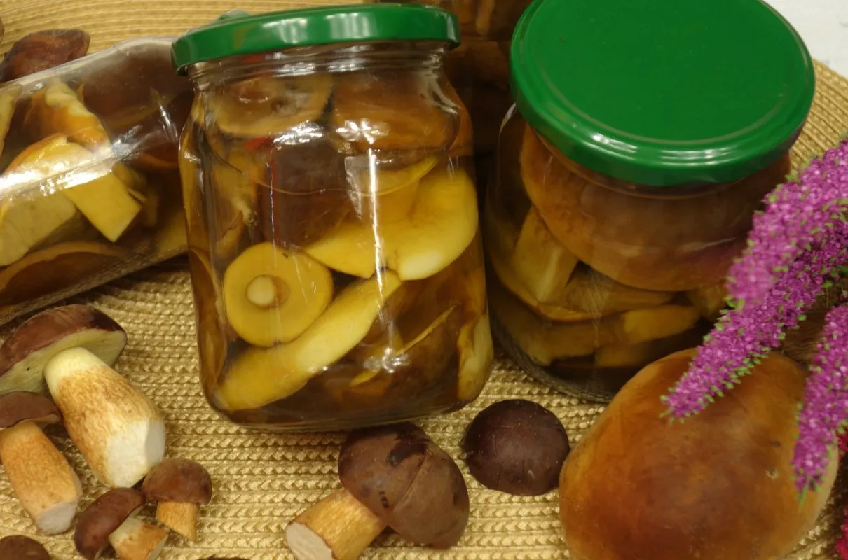 Przetwory z grzyb&oacute;w w słoikach