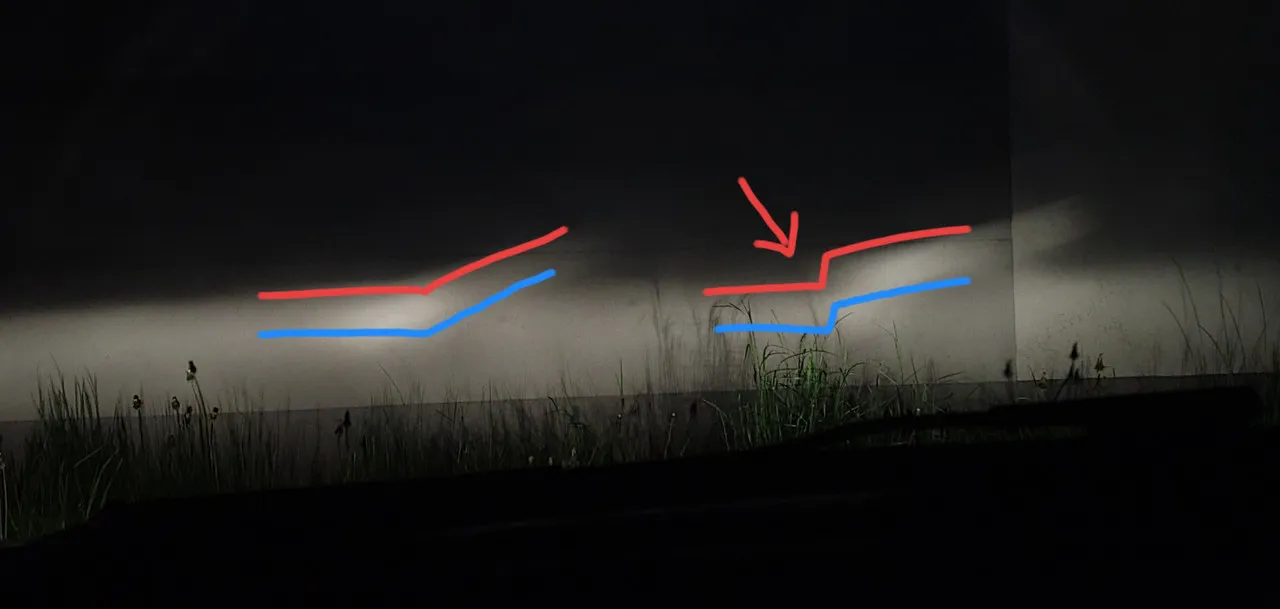 Prawidłowa linia odcięcia światła reflektorów