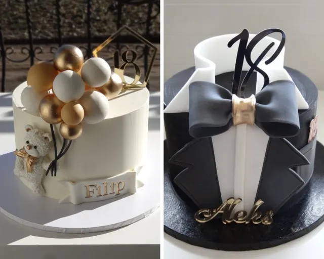 przykładowe torty na 18 urodziny r&oacute;żne style