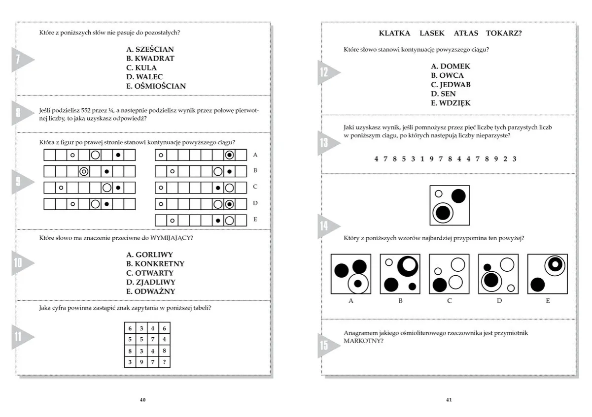 Zagadka o czasie: ciąg liter, figur, liczb i wzor&oacute;w do rozwiązania.