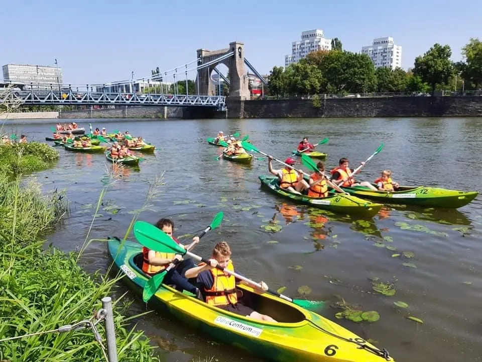 kajakarstwo rzeka Odra Wrocław
