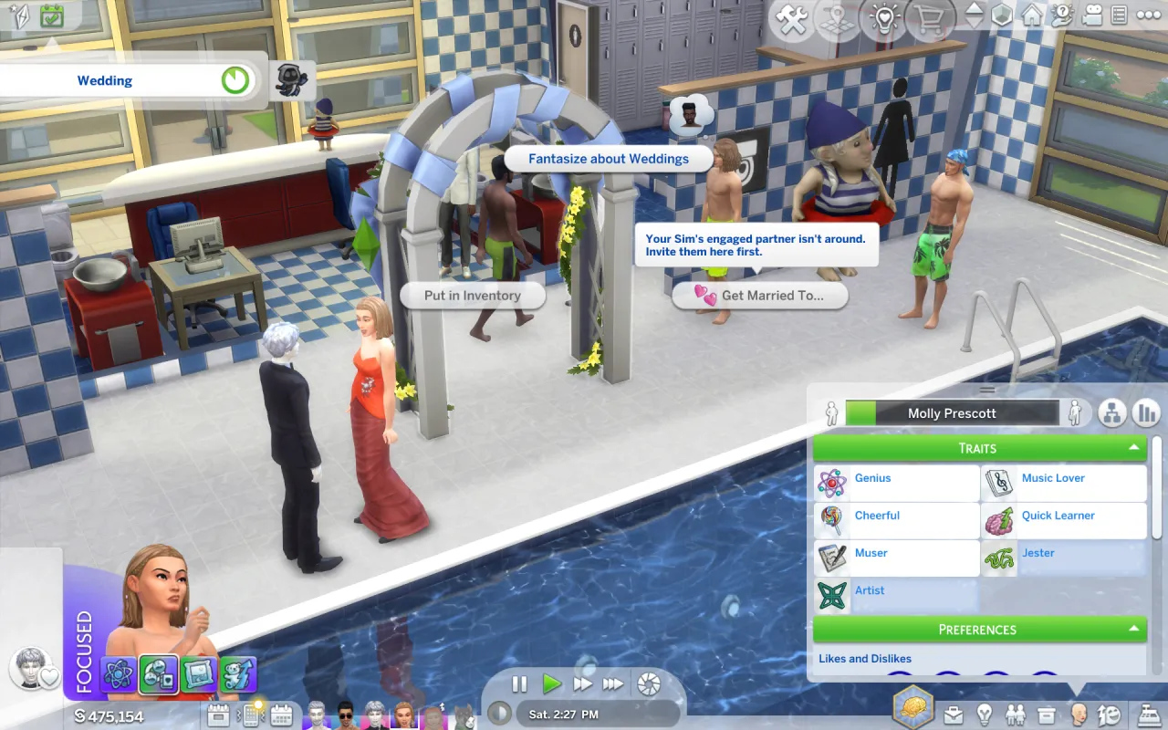Sims 4 wedding arch bug