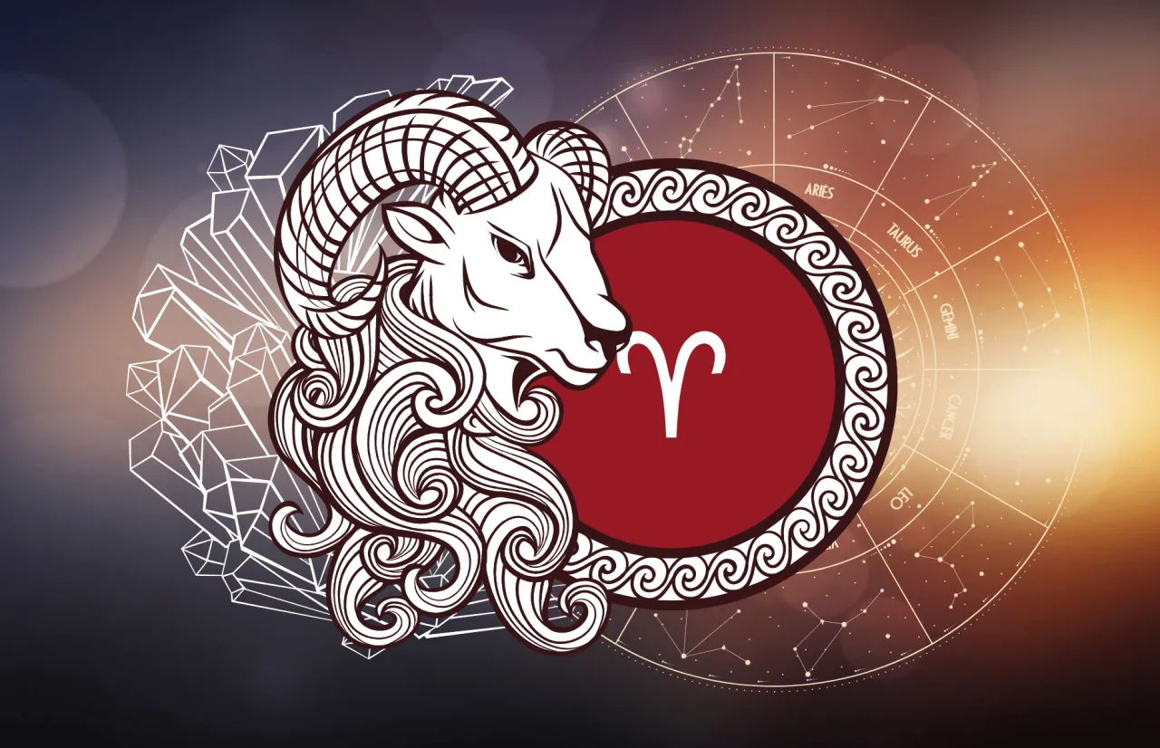 Baran znak zodiaku symbol ognia
