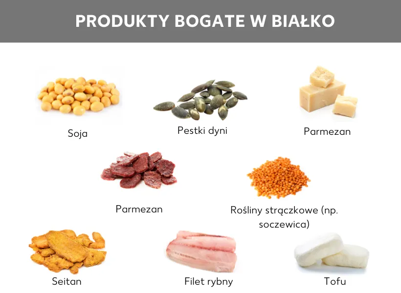 produkty bogate w białko dieta
