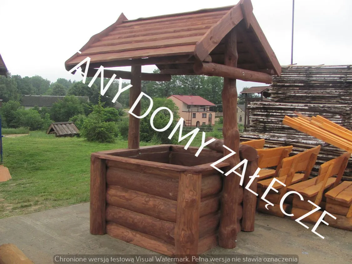 Zdjęcie Jak zrobić studnię ogrodową drewnianą krok po kroku z najlepszymi materiałami
