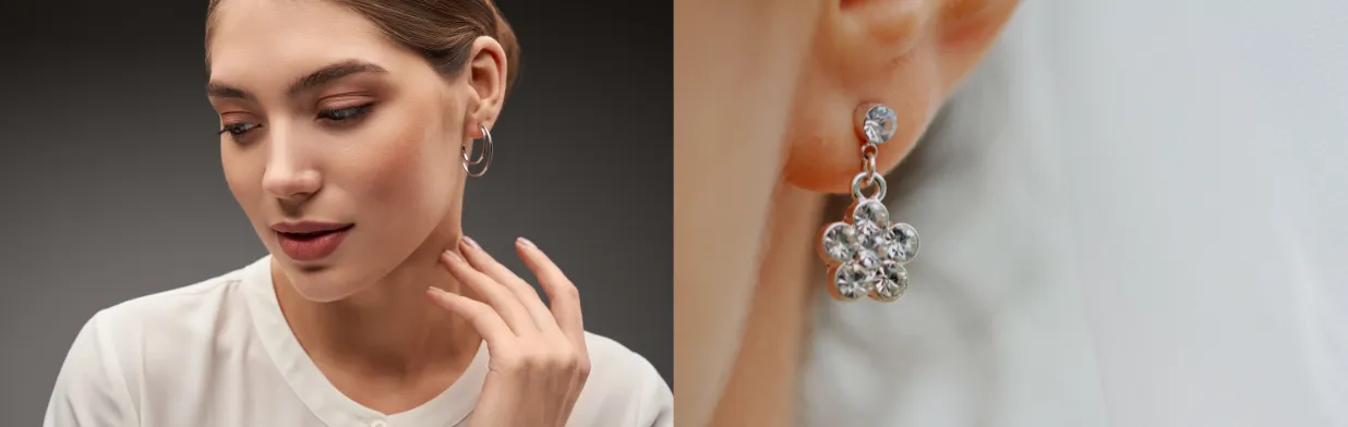 Zdjęcie Jak wyczyścić srebrne kolczyki i przywrócić im blask w prosty sposób