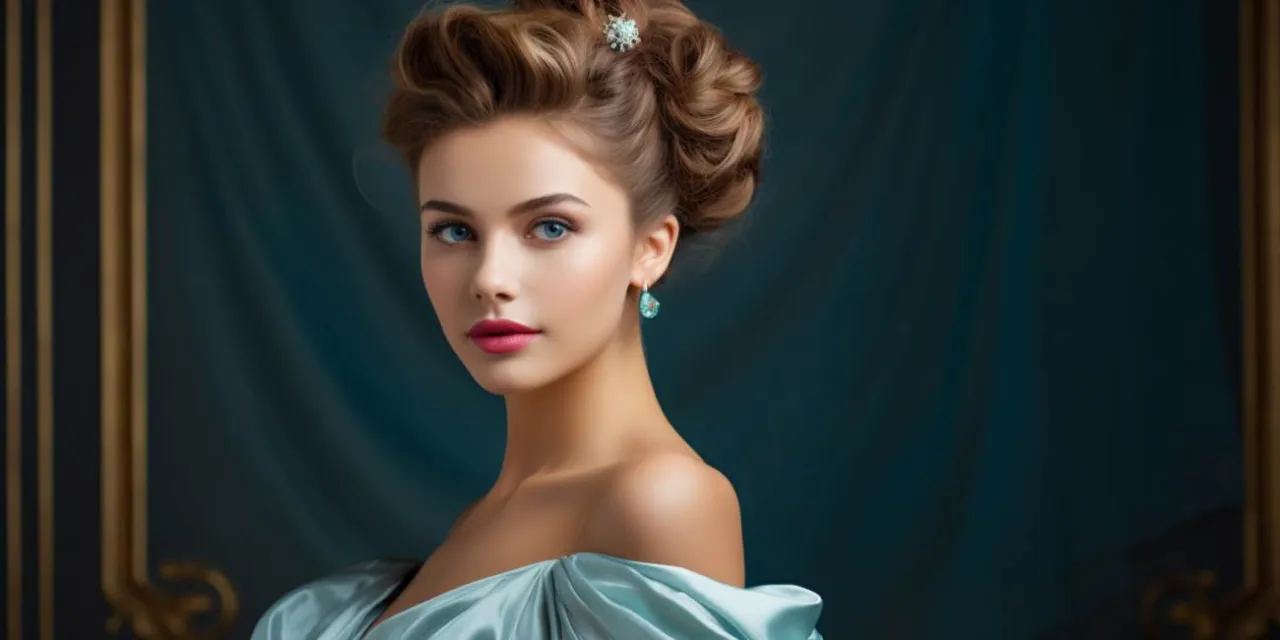 Zdjęcie Najlepsze fryzury do sukienki bez dekoltu: stylowe inspiracje i pomysły