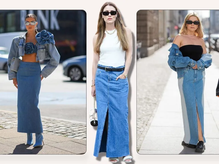 Zdjęcie Falda vaquera larga: Tu guía experta para looks de impacto
