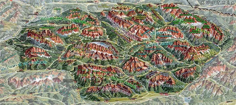 Zdjęcie Gdzie leżą Dolomity? Odkryj ich lokalizację w Włoszech i regiony