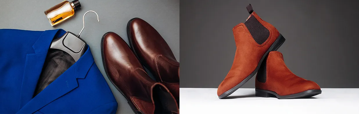 Męskie sztyblety w trzech r&oacute;żnych stylizacjach casualowych