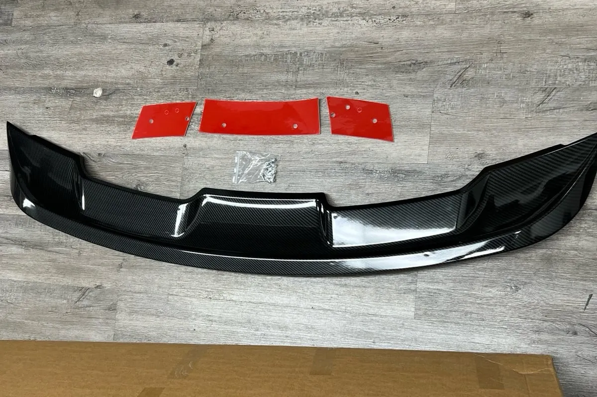 Honda Civic VIII spoiler material comparison laminate ABS carbon