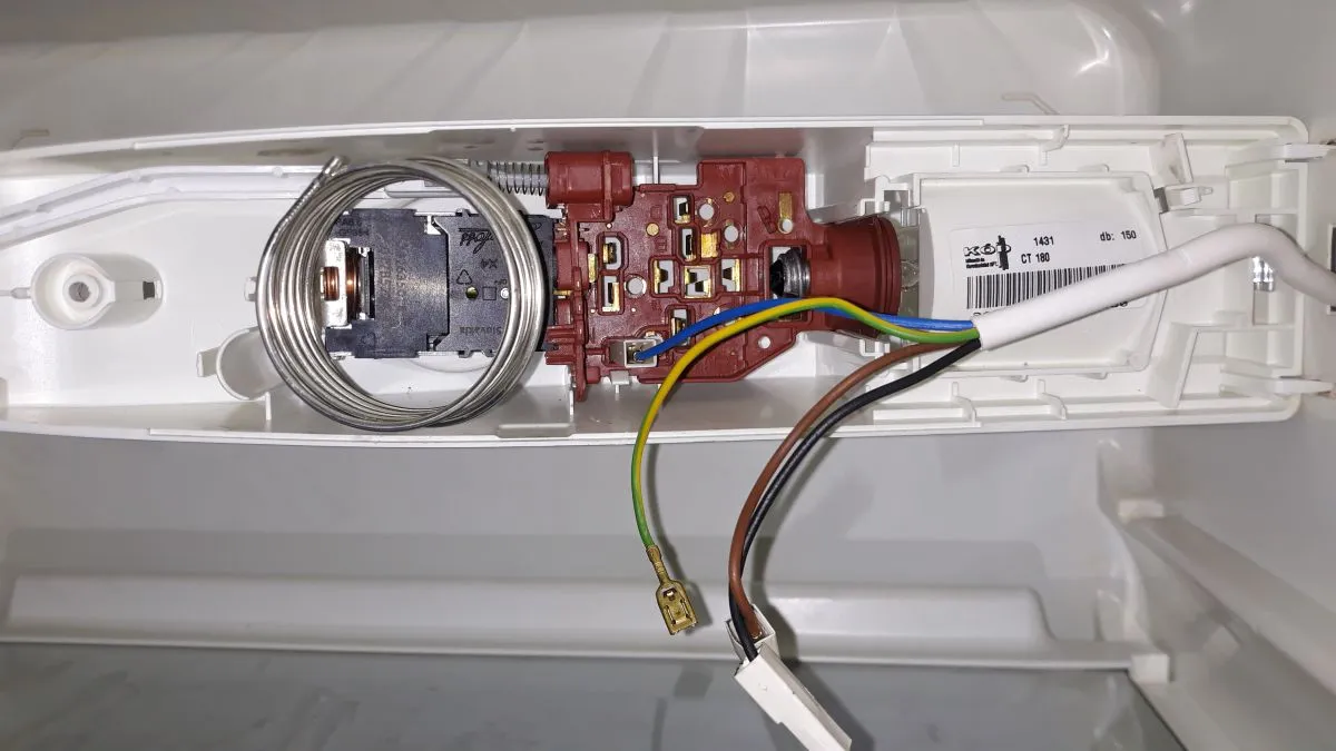 pokrętło termostatu lodówki amica schemat