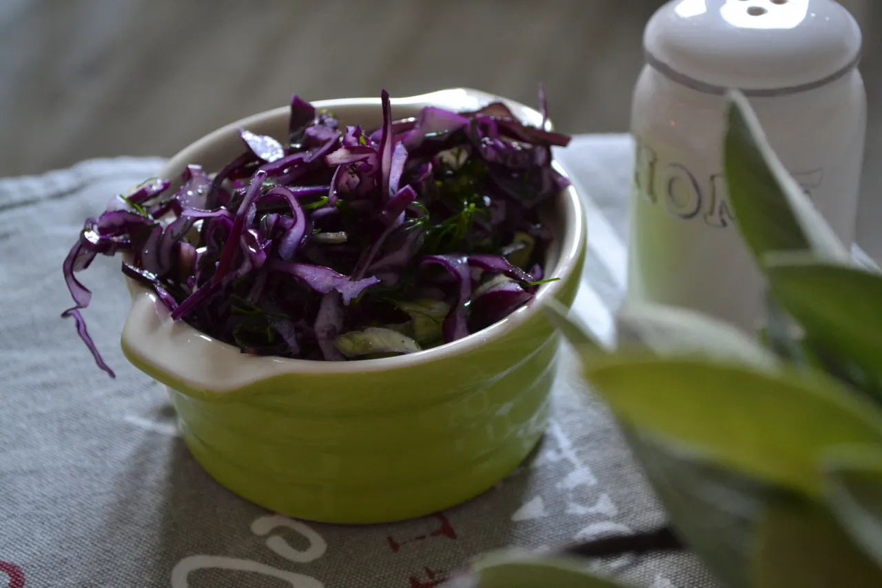 sur&oacute;wka z czerwonej kapusty klasyczna