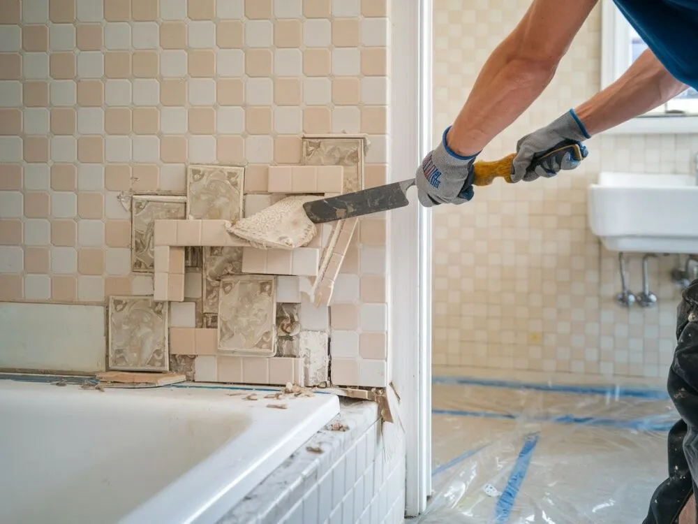 Usuwanie pojedynczej płytki ceramicznej