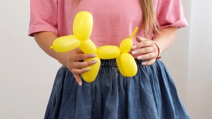 balonowy piesek krok po kroku