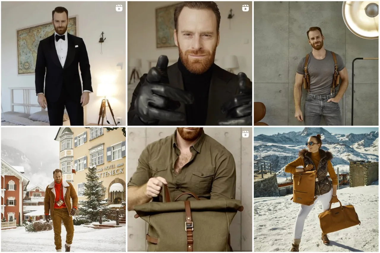 Mężczyzna w stylizacji 