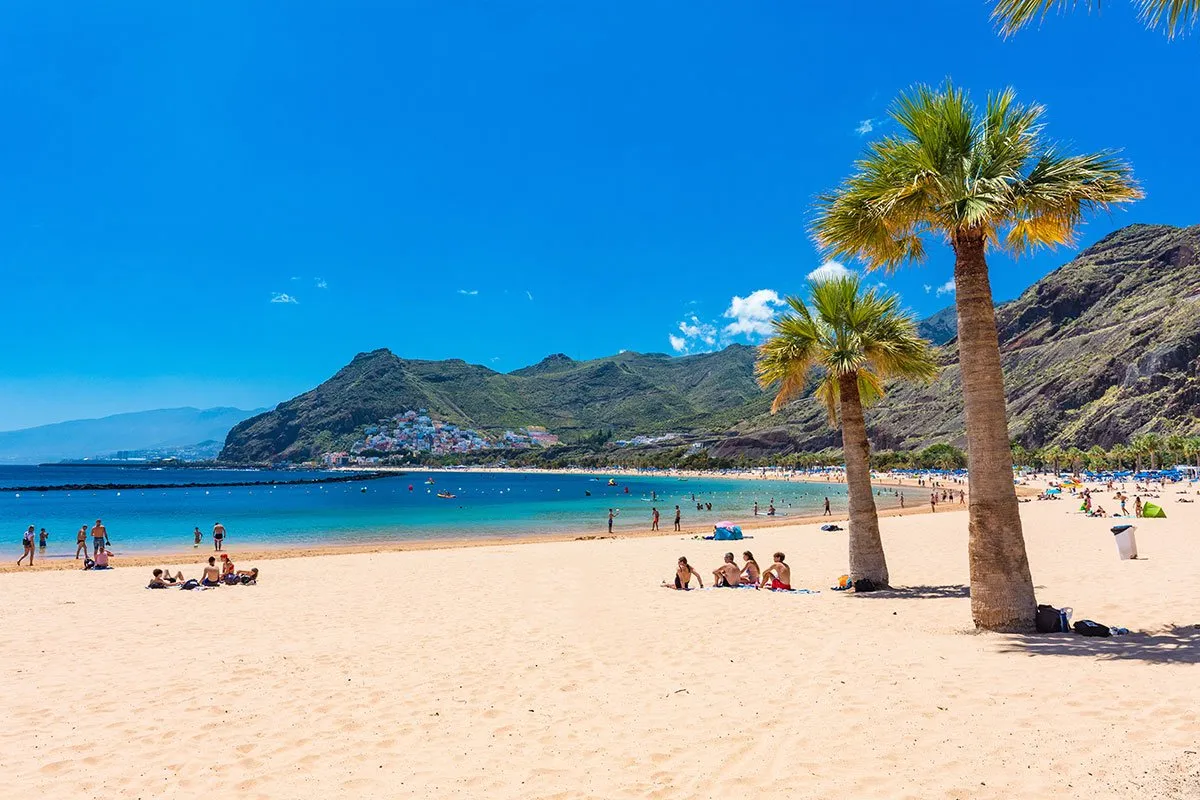 Mapa Wysp Kanaryjskich z zaznaczonymi wyspami