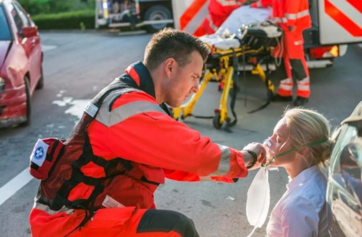 ratownik medyczny na sor w akcji