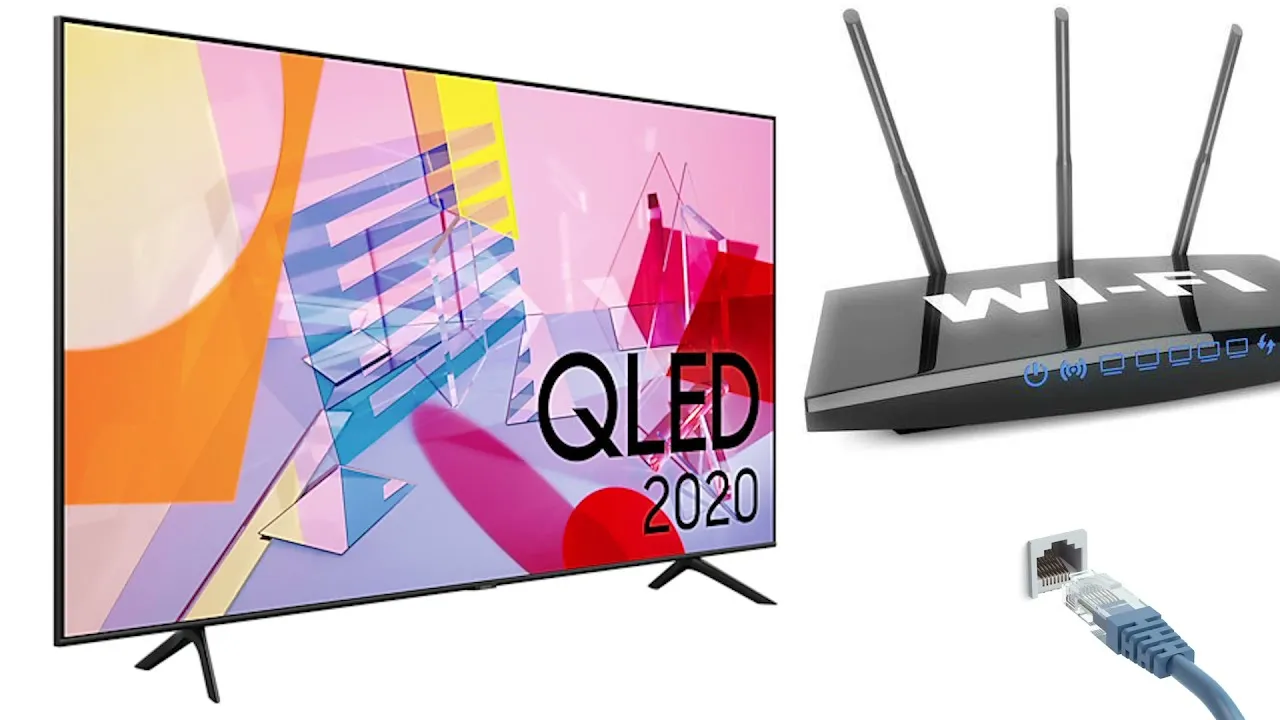 Telewizor Samsung Smart TV podłączony do internetu