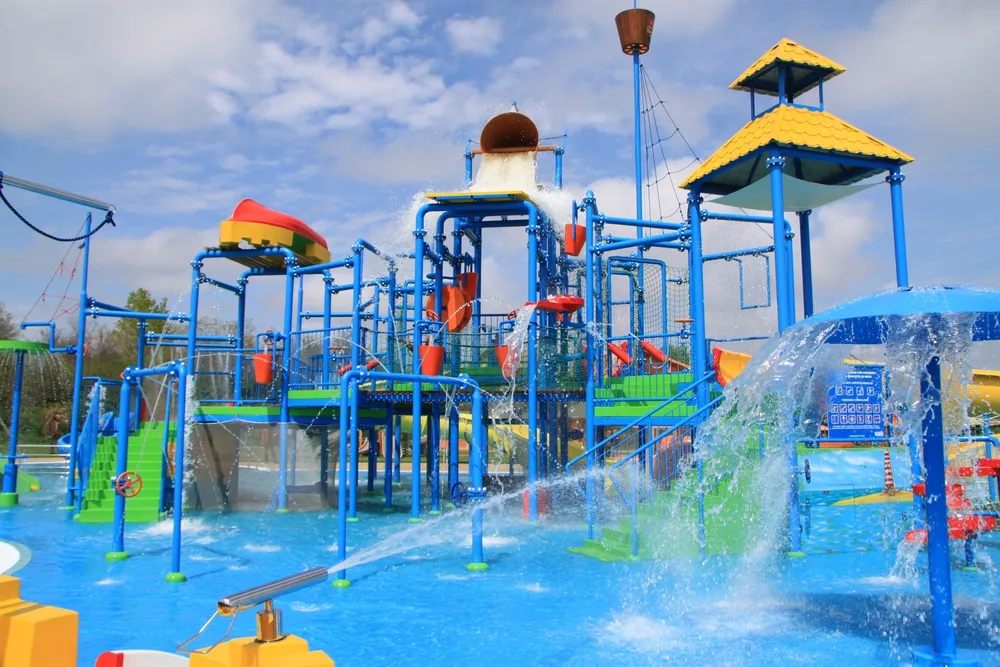 Wodny plac zabaw dla dzieci