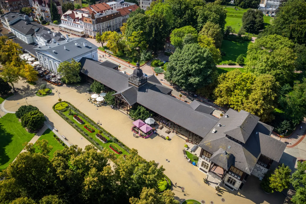 Szczawno-Zdr&oacute;j panorama uzdrowiska
