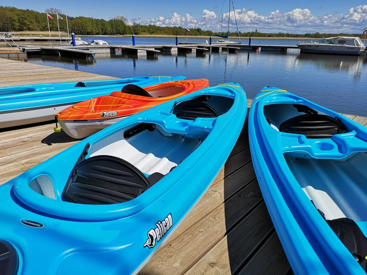 Kajaki rowery wodne Jezioro Cekcyńskie Wielkie